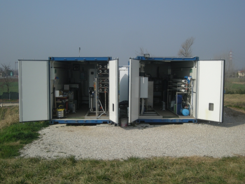 Percolato, impianto di trattamento percolato di discarica Sepra